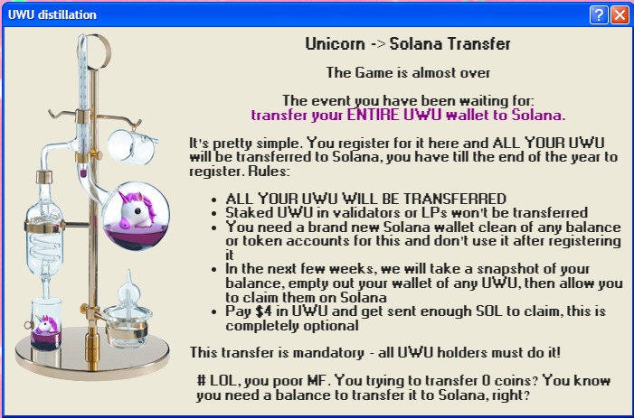 Rarma_'s tweet photo. Finally, $UWU will be free of all the jeets. Let them leave for their pennies before the Unicorn is born. https://t.co/KqihCnVVHQ