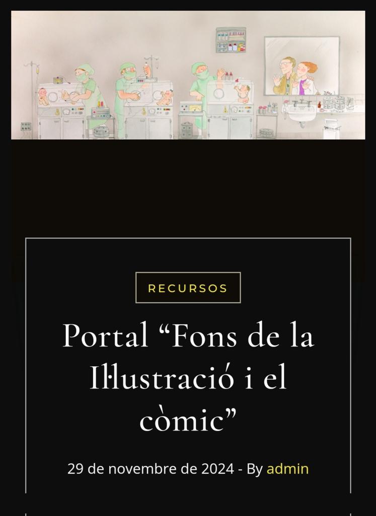 GTDocGrafics's tweet photo. Presentem un #RecursGrafics en el qual trobareu #DocGrafics originals i gravats de la col.lecció nacional del #còmic de diferents institucions patrimonials ⬇️ un apunt al blog
🔗https://t.co/drc2HZ4PxF https://t.co/Mj03sxJj8c