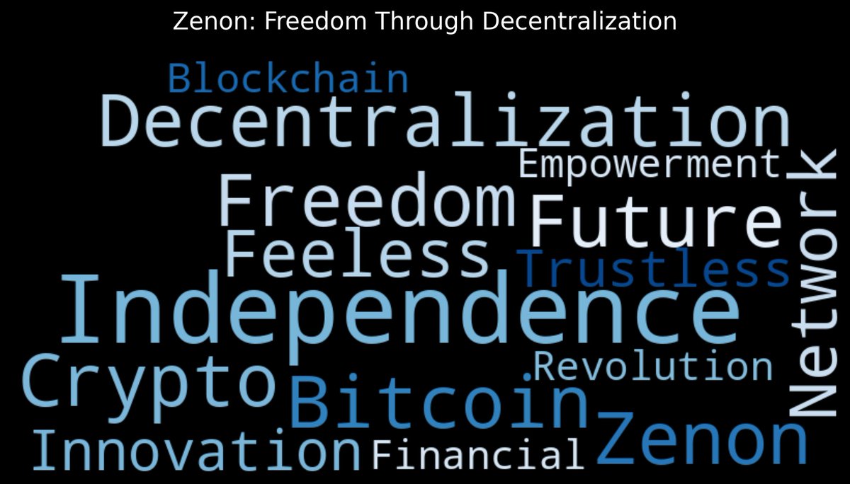 SatoshiZealot's tweet photo. Tired of broken promises and rising costs? The system isn’t rigged for you, but Zenon is. Built on Bitcoin's ethos, it offers real freedom through decentralization and zero-fee transactions. Join the future today.
#Bitcoin #CryptoRevolution #ZenonNetwork
https://t.co/osd1WVyHAW
https://t.co/hP5KdzI8N9
$BTC + $ZNN > $BTC
