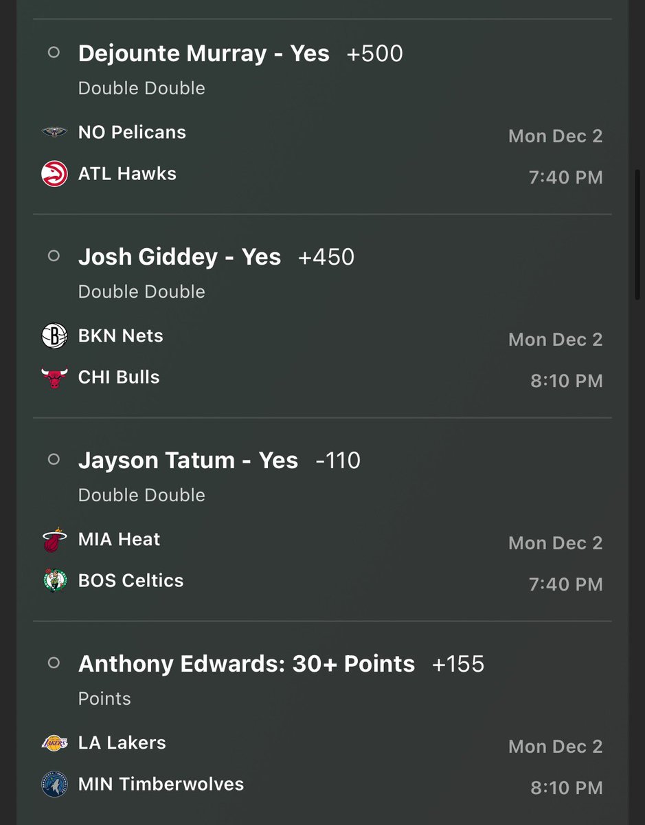 $100 —-> $17,000 NBA Lotto Parlay 

$10 = $1700 💰

$100 to someone who likes and reposts when this hits✅

As always please bet responsibly 🍀

#NBA #Parlay #X