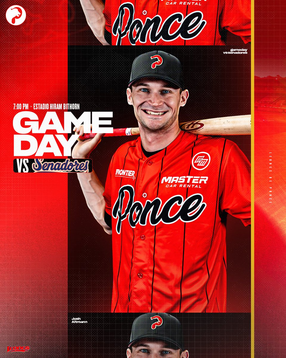 LeonesLBPRC's tweet image. GAMEDAY 🦁

Tus Leones de Ponce visitan hoy a los Senadores de San Juan en el Estadio Hiram Bithorn desde las 7:00 PM.

📺 YouTube (LBPRC21TV y Leones de Ponce)

#LosDelSur 🔻
