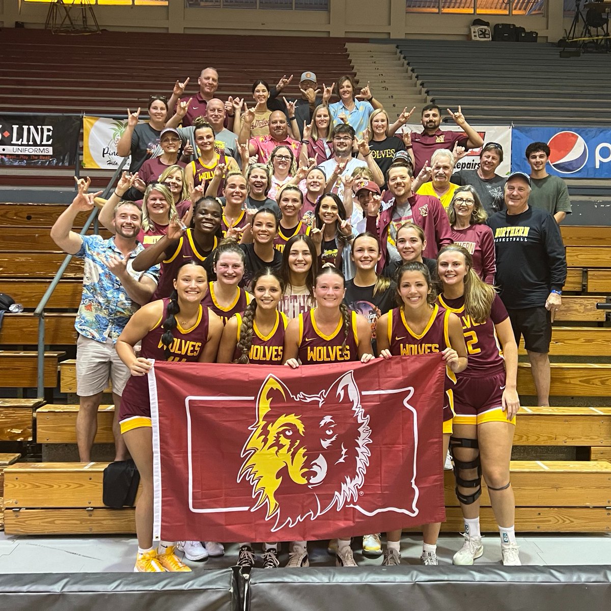 What an incredible experience for <a href="/nsuwolves_wbb/">NSU Wolves WBB</a> in Hawaii! A huge shoutout to all the parents, friends, and alumni who traveled with us to support the team. Your presence made this trip even more special! #GoWolves 🐺