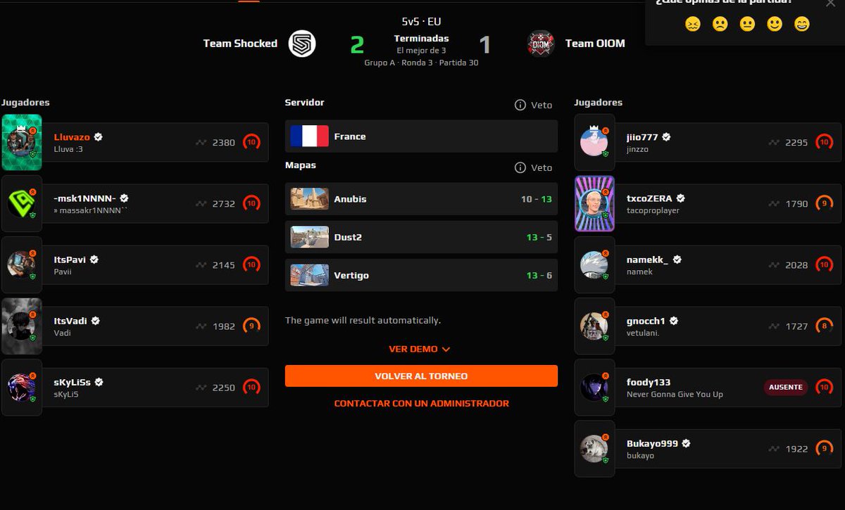 Gran partido de equipo... estamos en octavos de final!!