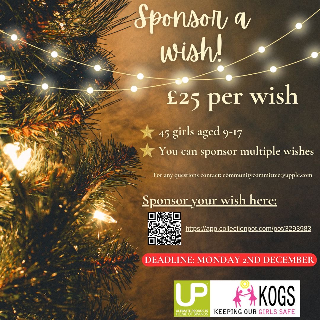 k4shf's tweet image. Please join me &amp;amp; ⁦@UPPLC_UK⁩  in supporting the amazing #Kogs in sponsoring a wish this Xmas 🤶 for 15 girls details below &amp;amp; attached link for details 👏👏👏👏#OldhamHour #LoveOldham app.collectionpot.com/pot/3293983