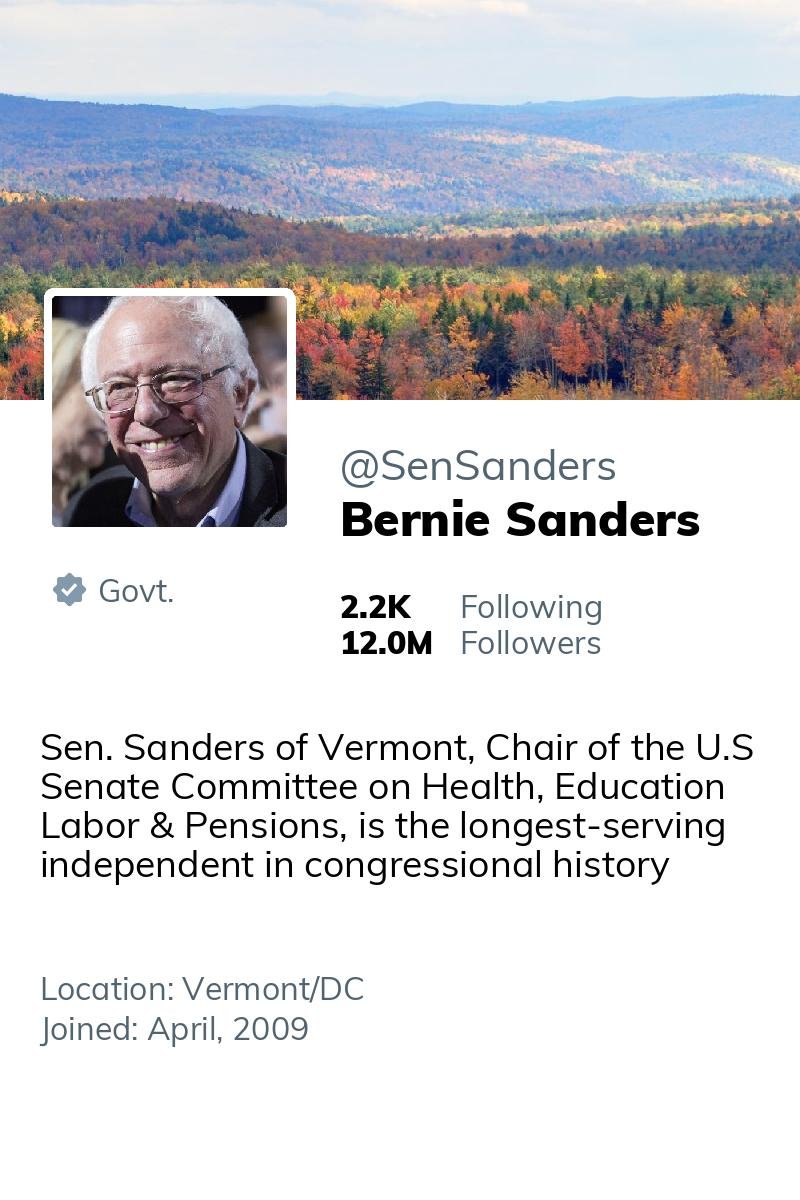 BigTechAlert's tweet image. 🆕 @elonmusk has started following @SenSanders