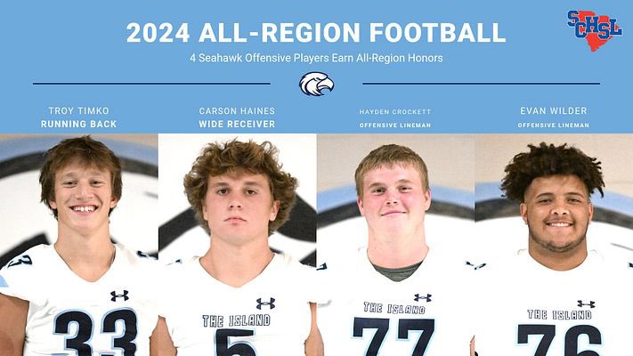 9 Seahawk Football Players earn All-Region. Troy Timko was selected at the region offensive player of the year