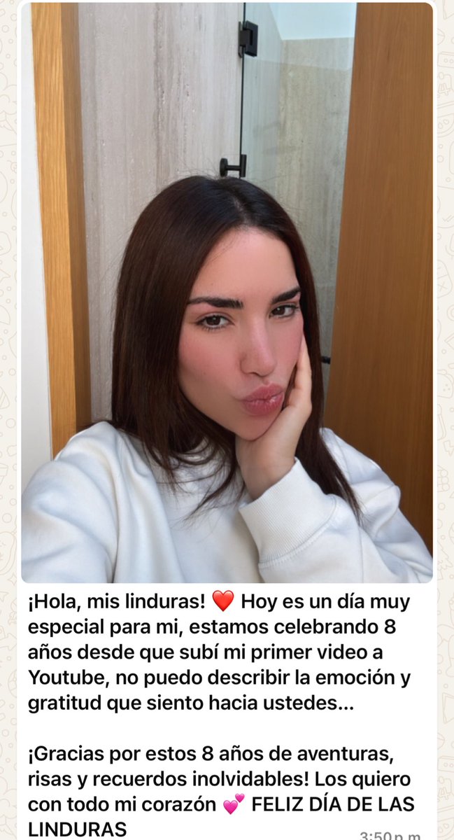 KLReports's tweet image. Kim Loaiza en su canal de difusión vía WhatsApp.