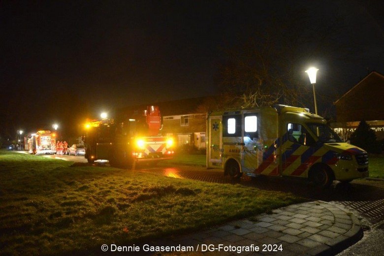 Woningbrand aan de Zuidenveld in Veendam snel onder controle