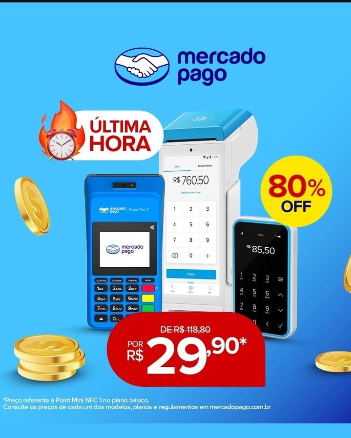 WebMarcas's tweet image. Adquira sua Maquininha com DESCONTOS IMPERDÍVEIS! Escolha seu modelo: 
mpago.li/2QUa1dz