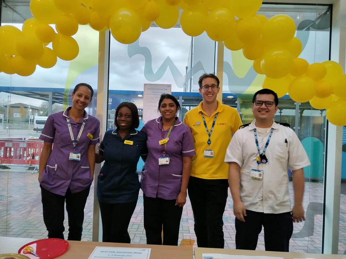 Falls awareness week at Newham Hospital was launched today with an interactive stall and demonstration in the main foyer. A bright start to a week full of events.