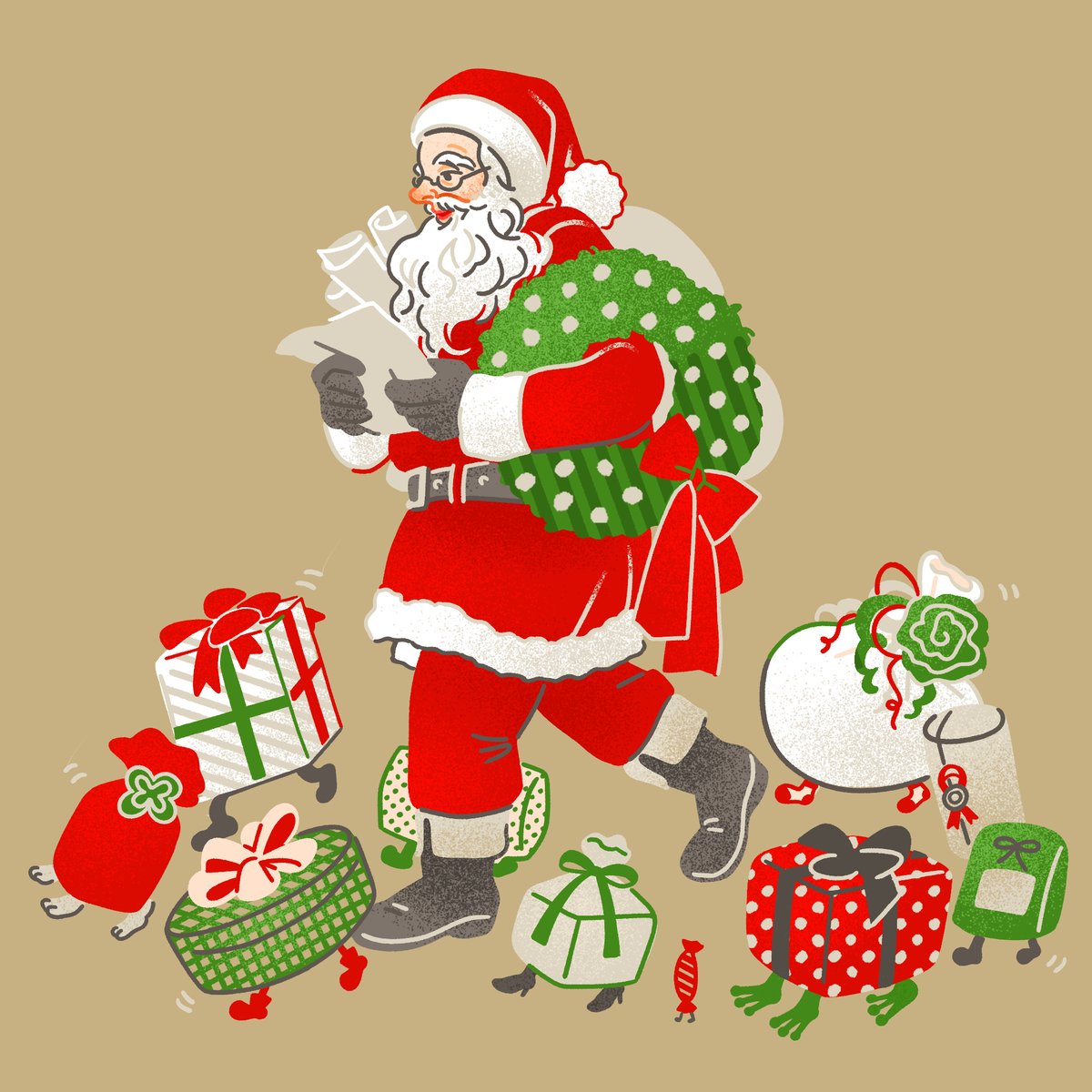 ハッピーイブ🎄🎅過去絵です

#クリスマス #Christmas #クリスマスイラスト #Christmas2024 

#イラスト #illustration