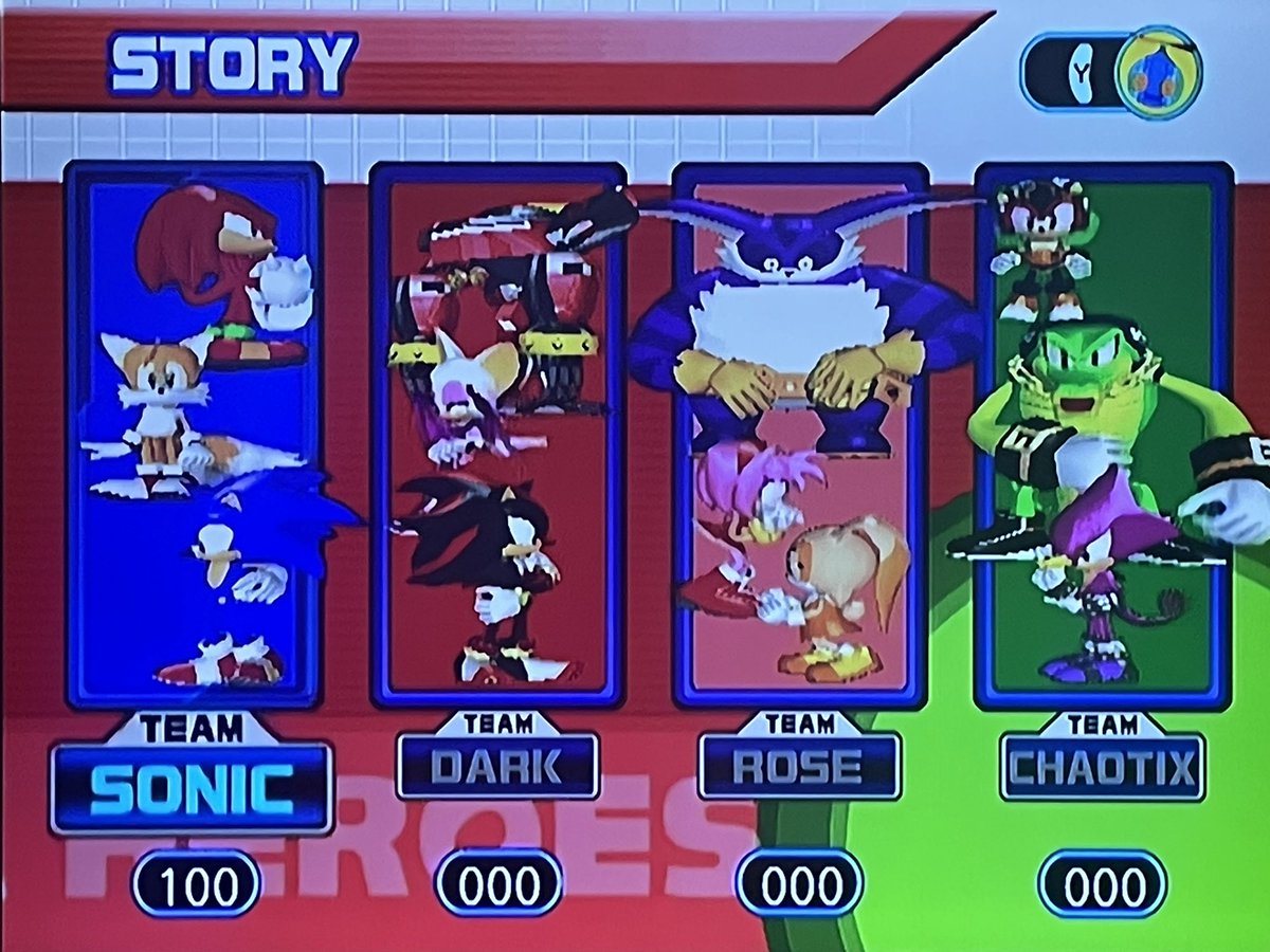 RandomMGSFan's tweet image. Team Sonic is done. I don’t think I’ve ever felt more mentally drained from playing a video game in my life.

There’s a ton of issues with Heroes, but the most damning of all to me is the length of the stages. Sonic stages should never be longer than 5 minutes. Let alone 10-15.