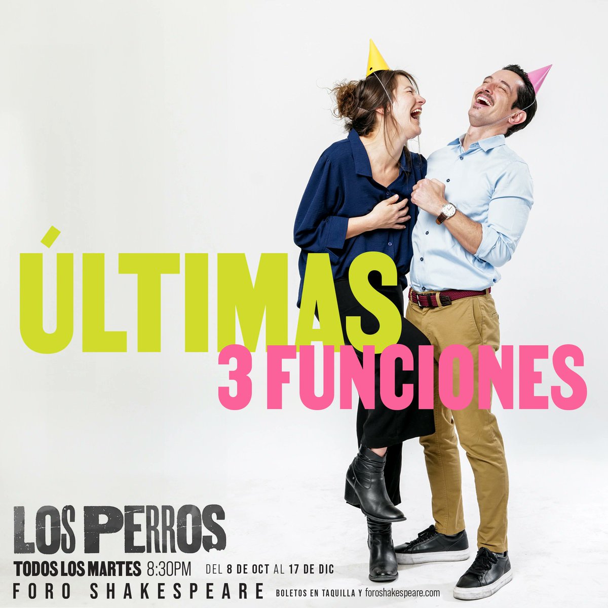 Esta manada se despide. "Los Perros: la familia que hará todo por una mejor vida" en sus últimas 3 funciones.
🗓️Martes 3, 10 y 17 de diciembre
🕓8:30 pm
📍Foro Shakespeare
🎟️En taquilla o en línea.