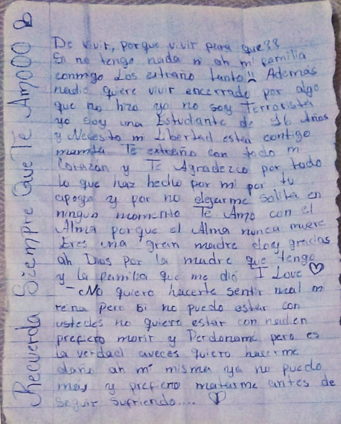 abcesnoticias's tweet photo. 🚨 @KarimKhanQC y la @IntlCrimCourt son y serán los responsables de la integridad física y mental de la niña Mariana González tiene 16 años, está secuestrada por el tirano @NicolasMaduro y @TarekWiliamSaab https://t.co/kVGkcpydoS