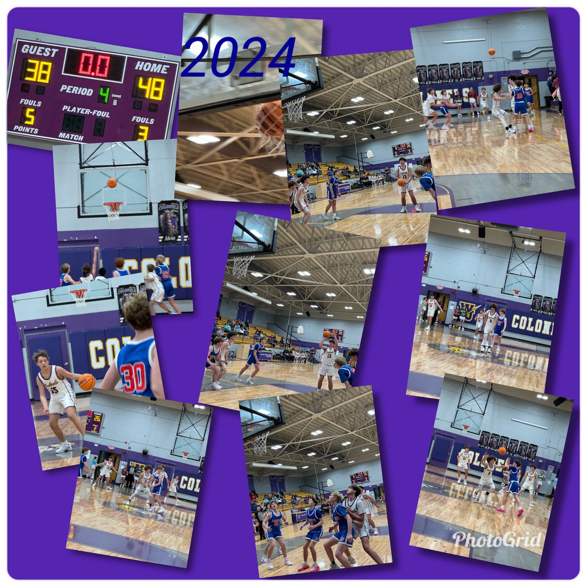 Great win tonight by the Colonels over Harpeth!