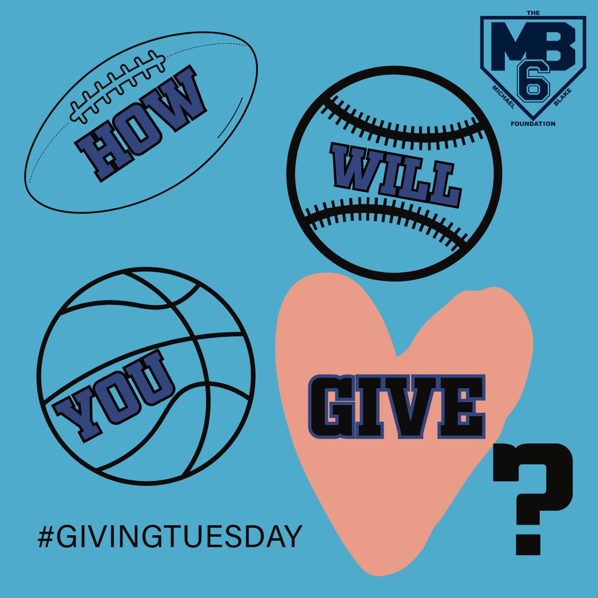 MB6Foundation's tweet photo. This #GivingTuesday please consider donating to the #MB6Foundation. Help us improve the community by Helping Kids Learn and Grow Through Team Sports! https://t.co/Go2PqiA1VA