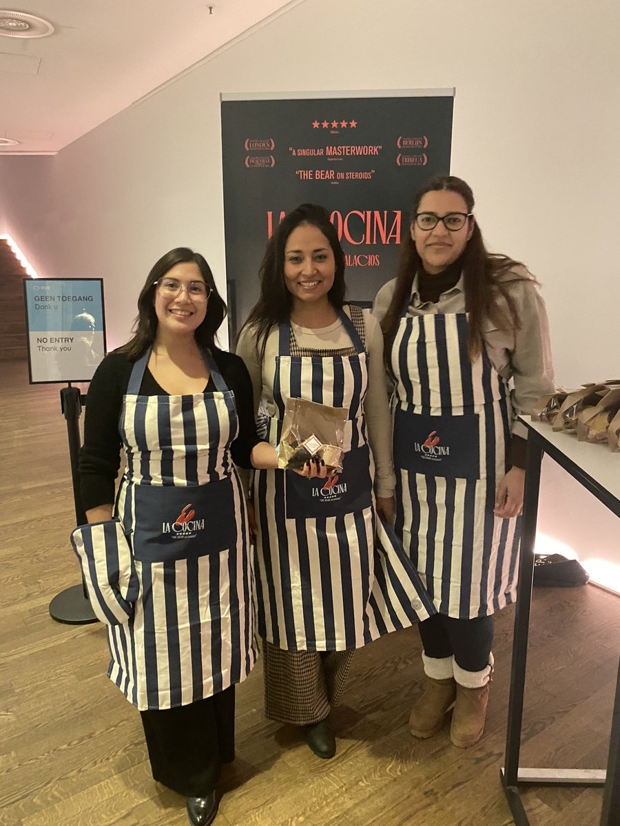 Beautiful première La Cocina <a href="/EYE_film/">Eye Filmmuseum</a> in attendance of director Alonso Ruizpalacios. #Mexicanfilm