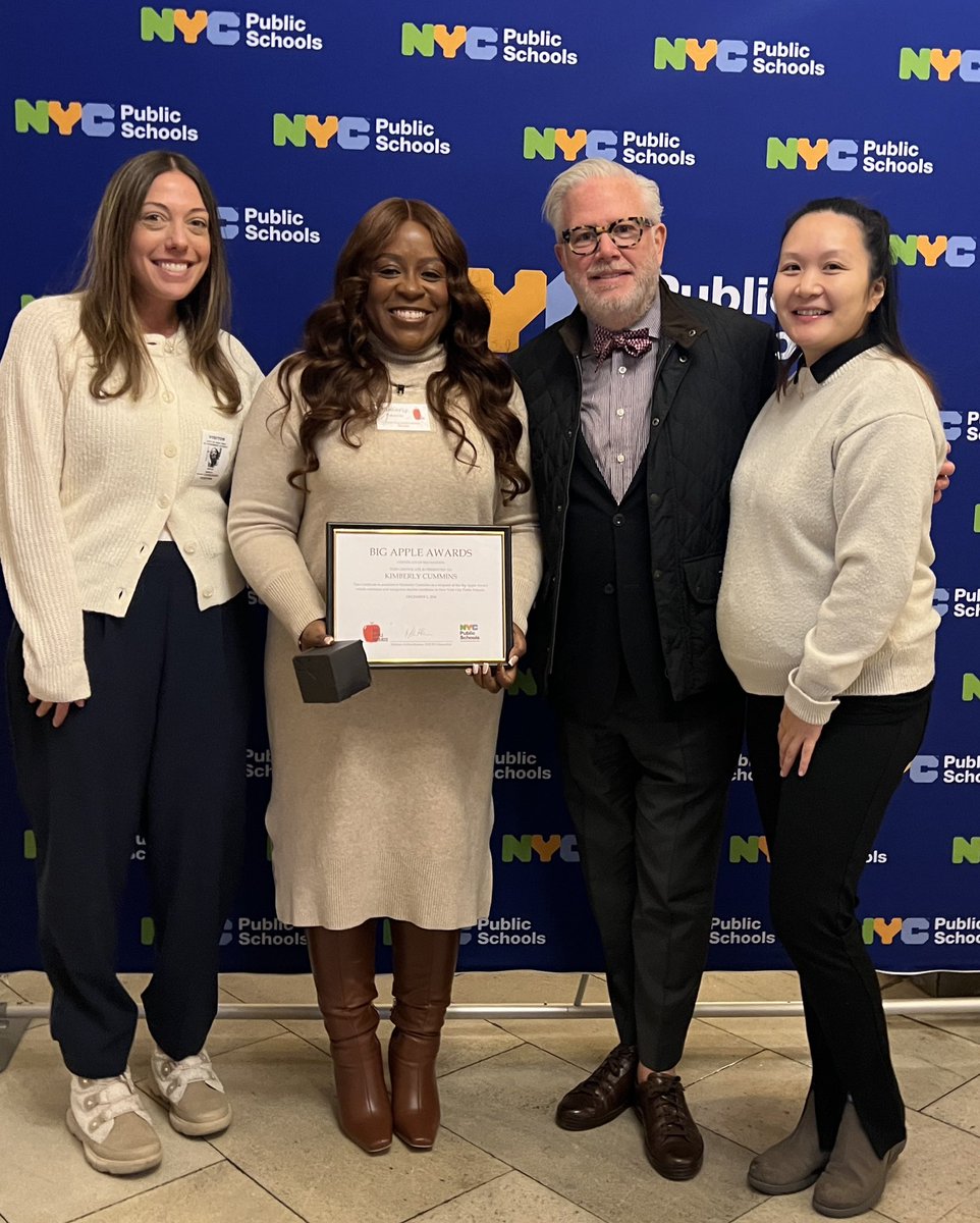 Kimberly Cummins of BDA is our Big Apple winner!!!!