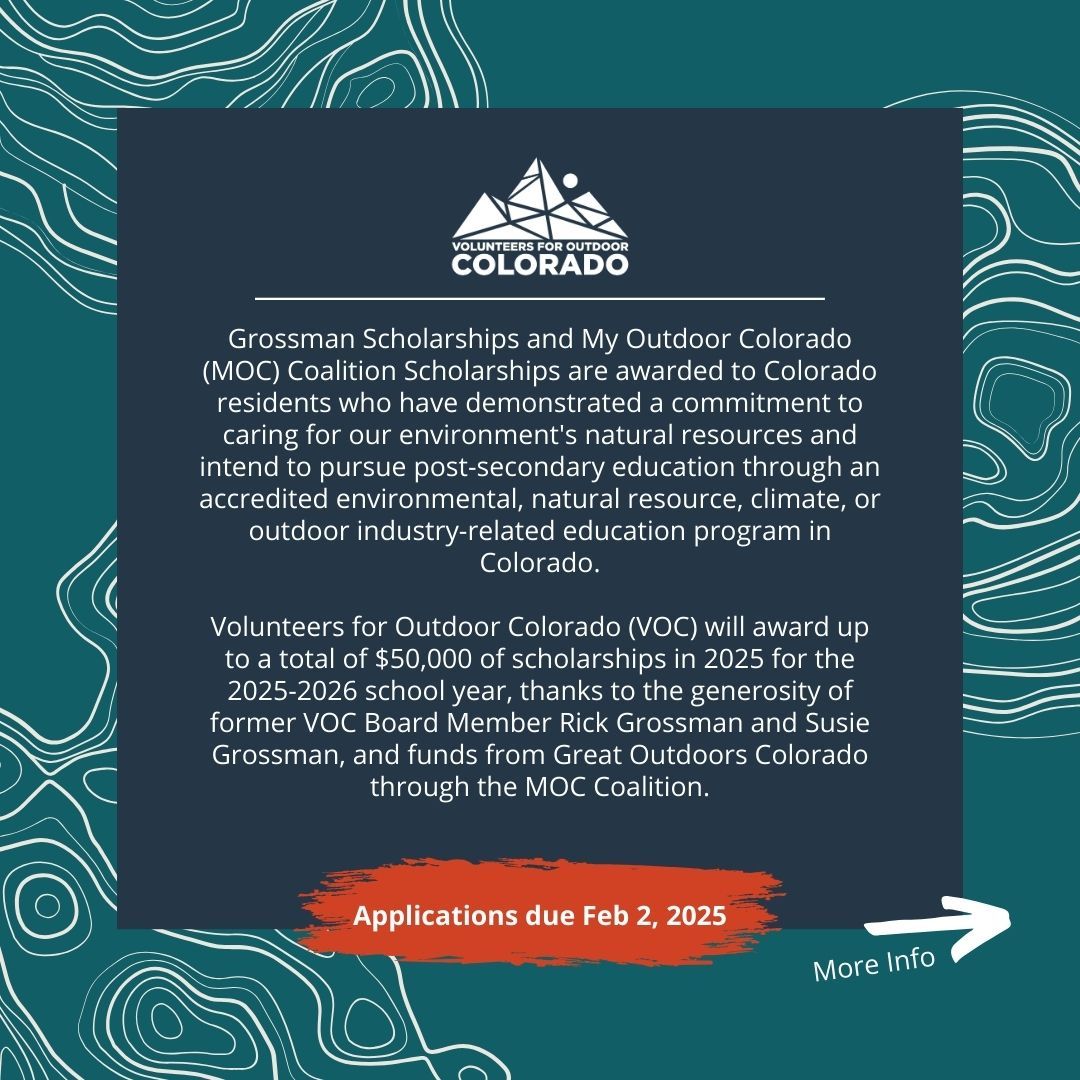 Volunteers for Outdoor Colorado (VOC) tweet media