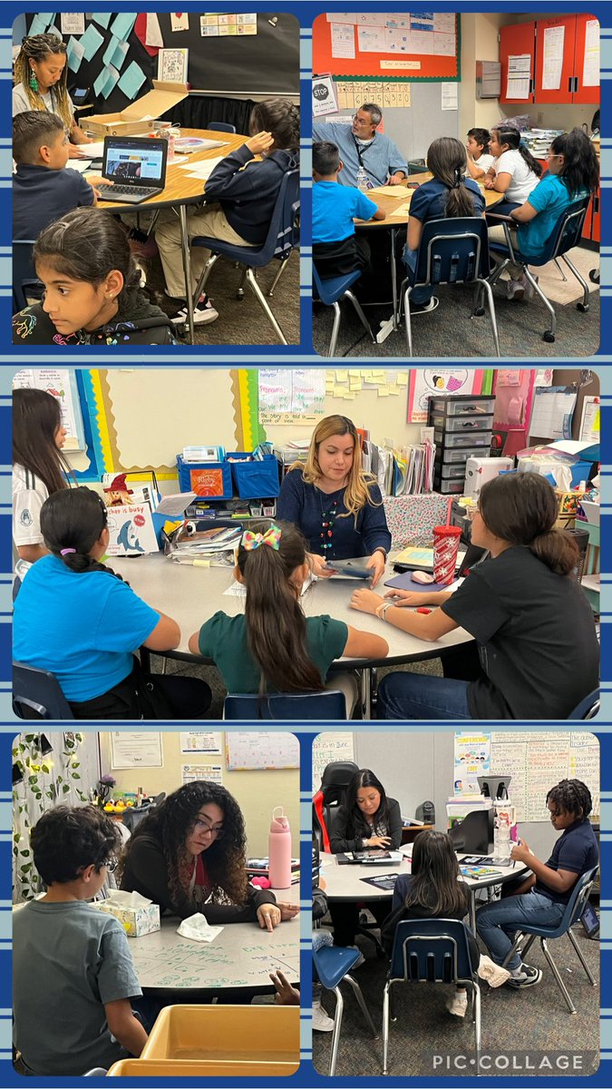 AdminVerow's tweet photo. 4th grade @ElementarySmith teachers coming back from the break strong with small group instruction! #Differentiation #ClosingGaps #Intervene #ChartingOurPATH https://t.co/LgWOL583uM