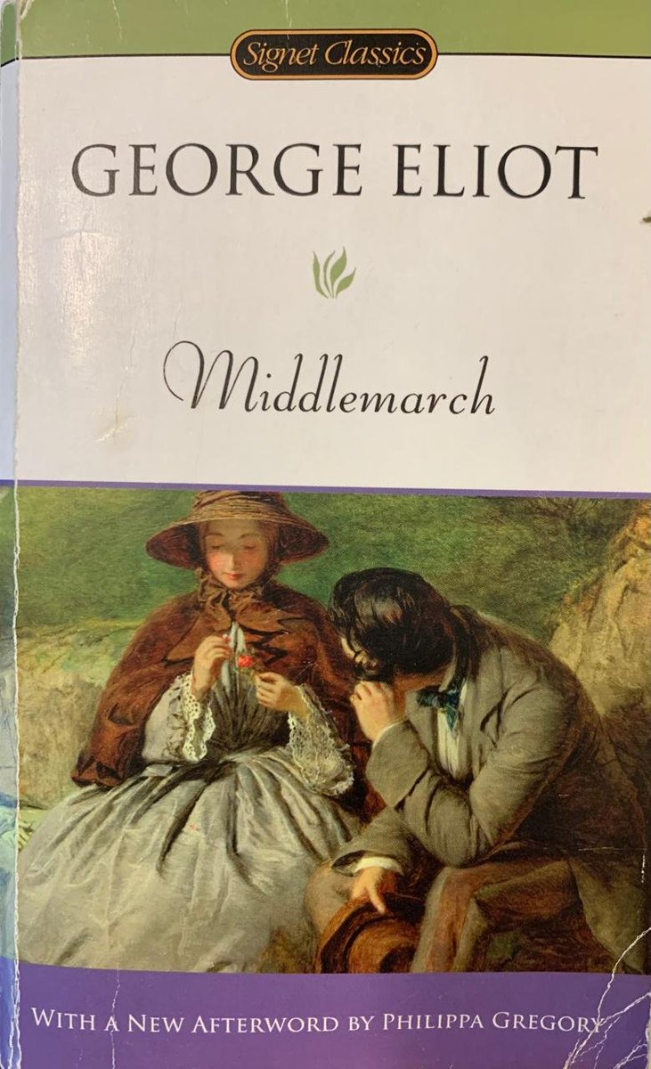 " 'Fred's studies are no very deep', said Rosamond, rising with her mamma; 'he es only reading a novel.' " - George Eliot "Middlemarch"