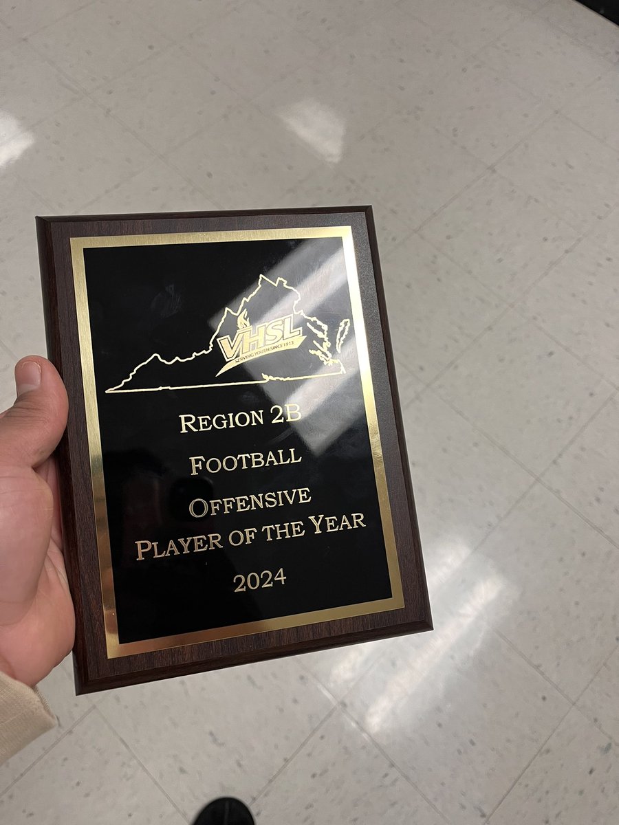 Blessed to Receive First Team All Region RB and DB also very Blessed to be Named Region 2B Offensive Player Of The Year💜🐏 AGTG🙏🏽