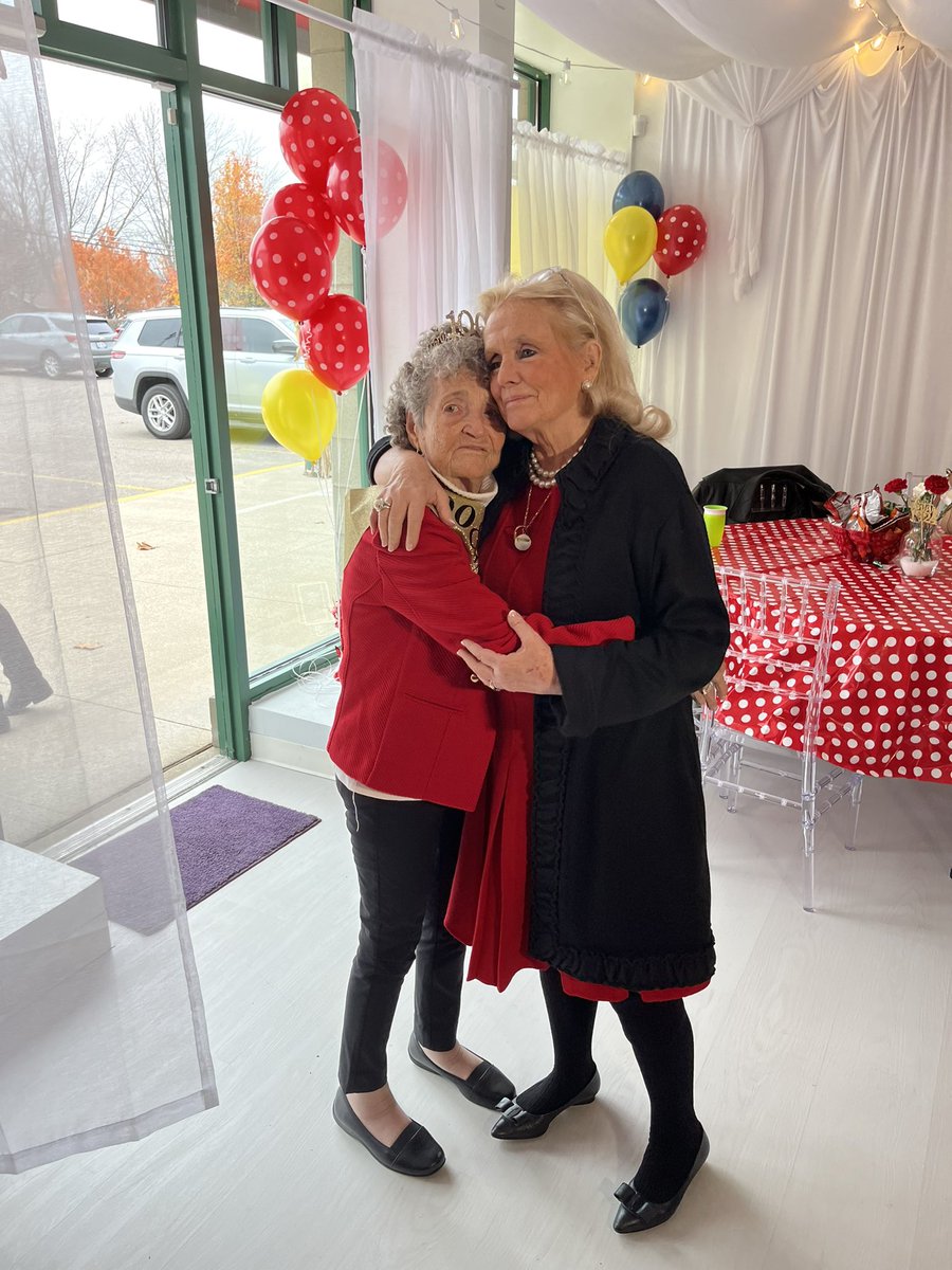 RepDebDingell's tweet photo. I love our Rosies! Celebrated the 100th birthday of Delphine Klaput with several other Rosies…..their energy, unbound zest for life, experiences, and toughness inspire us all. Loved dancing and laughing with them. Delphine is one special lady! https://t.co/5JqqVkk21z