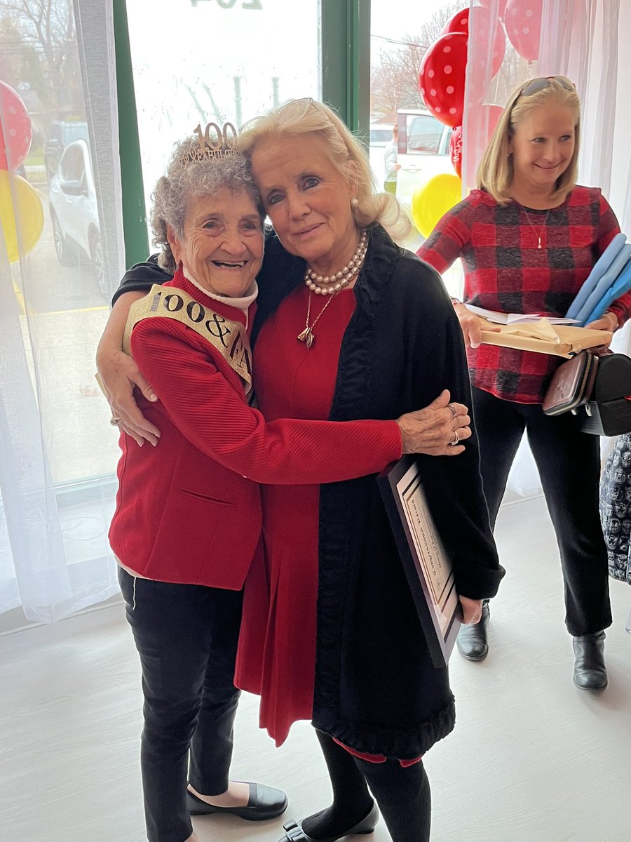 RepDebDingell's tweet photo. I love our Rosies! Celebrated the 100th birthday of Delphine Klaput with several other Rosies…..their energy, unbound zest for life, experiences, and toughness inspire us all. Loved dancing and laughing with them. Delphine is one special lady! https://t.co/5JqqVkk21z