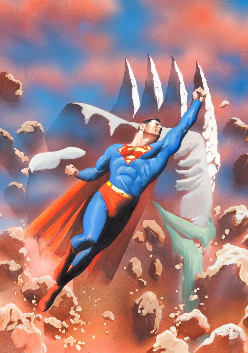 thealexrossart's tweet photo. #superman https://t.co/n9EyOuFo3M