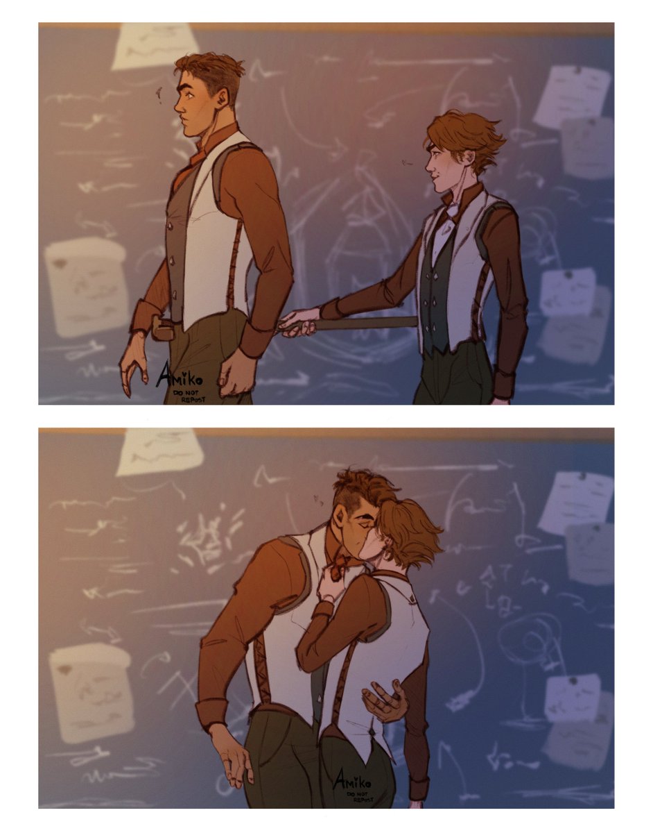 AmikoRoyAi's tweet photo. Brainstorming 💖

#jayvik #Arcane https://t.co/hszXZD4XUa
