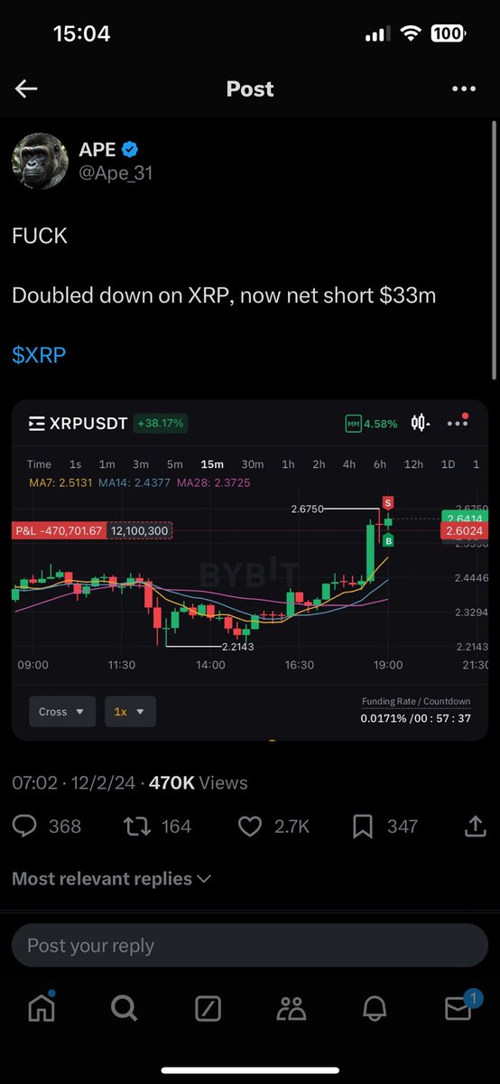 JJameswrld's tweet photo. @ThinkingBitmex @Ape_31, chill guy right here https://t.co/qB9xbkvBC7