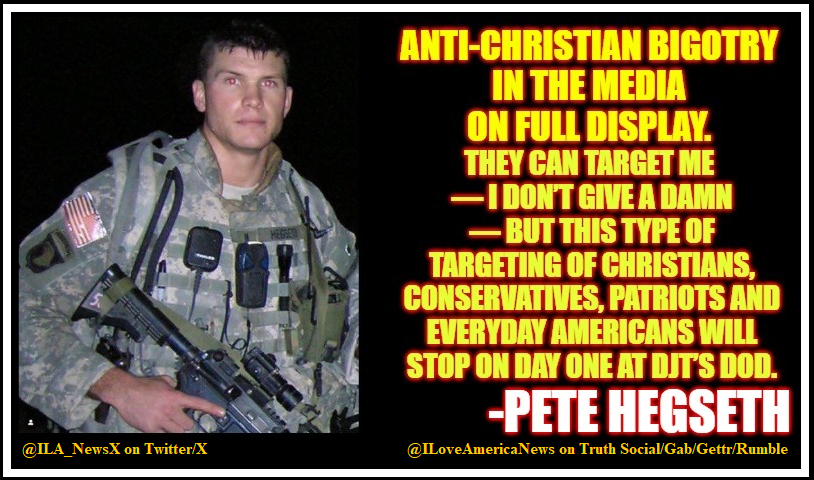 ILA_NewsX's tweet image. I love Pete Hegseth.