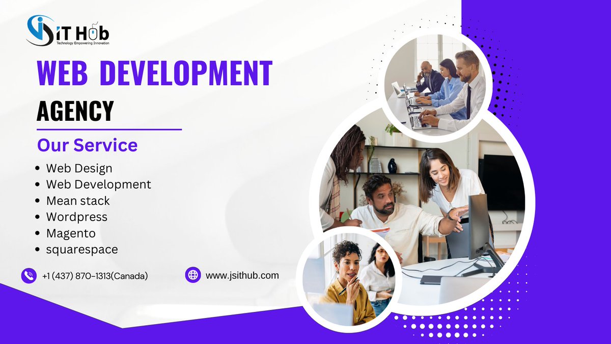 jsithub's tweet image. Looking for a trusted web development agency in Canada? JSiTHub offers affordable solutions like custom website development, responsive design, and seamless integrations. We create user-friendly, scalable websites to help your business grow. Contact us today!