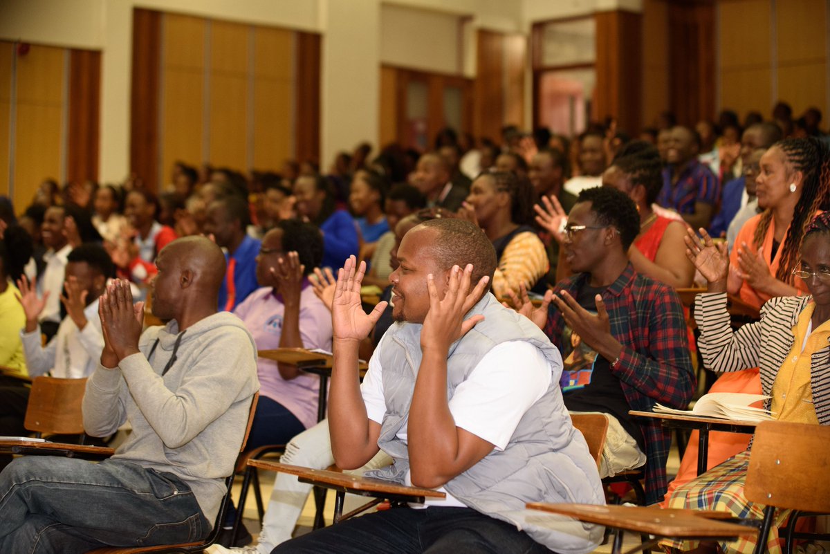 GenMHTeam's tweet image. GenMH recently sponsored GULI&apos;s #WMHD event at Egerton University, Kenya! Organised our 2023 Fellow, Mwithali Gakii, the event was attended by over 350 students and was a space for fresh perspectives on #mentalhealth. Find out more about the event here: buff.ly/3ZxWK3V