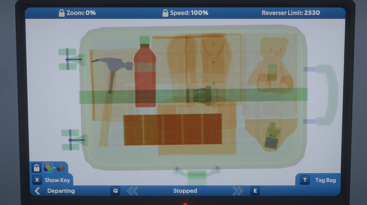 How'd you think you would do as airport security?
Can you spot all 3 prohibited/illegal items? 👮🔎

Just 10! days until launch! 🎉
Wishlist to be notified:
store.steampowered.com/app/3079970/Ai…

#indiedev #indiegame #simulator #gamingnews #games #steam