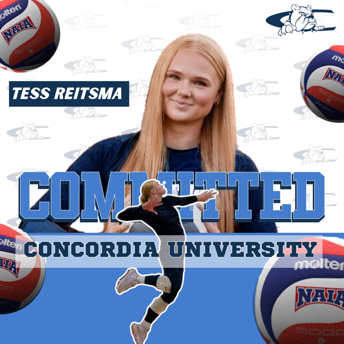COMMITTED!! Thank you Coach Boldt! <a href="/cunevolleyball/">Concordia Bulldogs Volleyball</a>  GO BULLDOGS 💙🤍