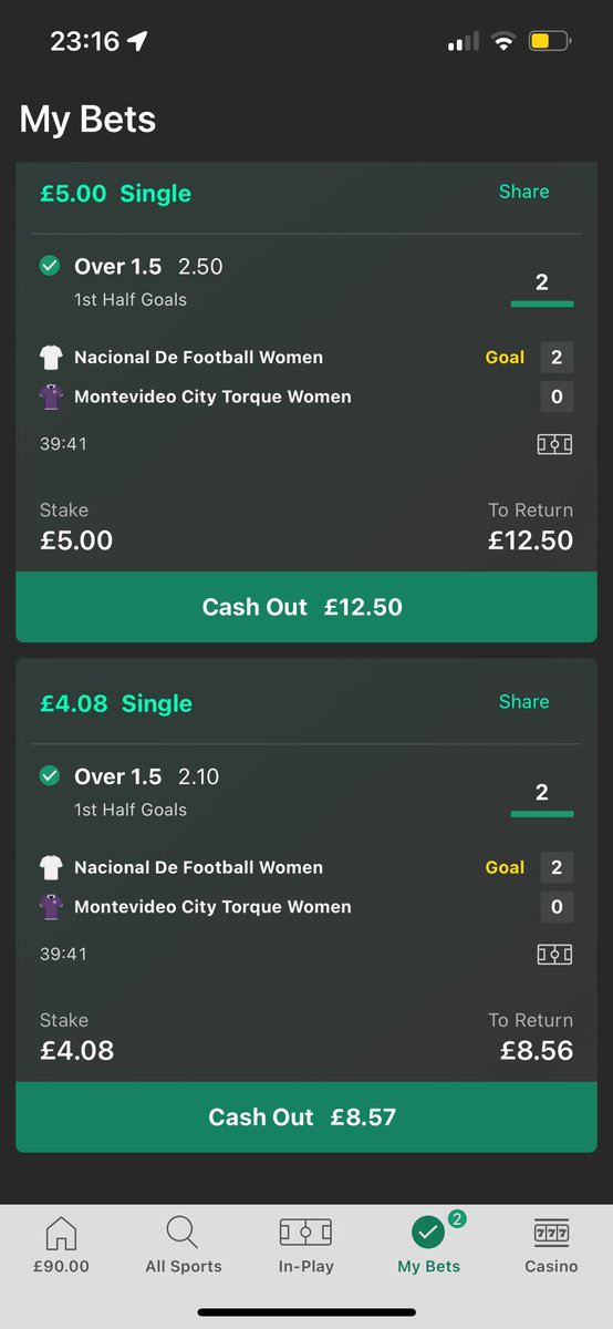 PENG_ApollozZ's tweet photo. @Footy_Tipsters Lovely 2.5/1 stagger https://t.co/VlAVsKc2Vj