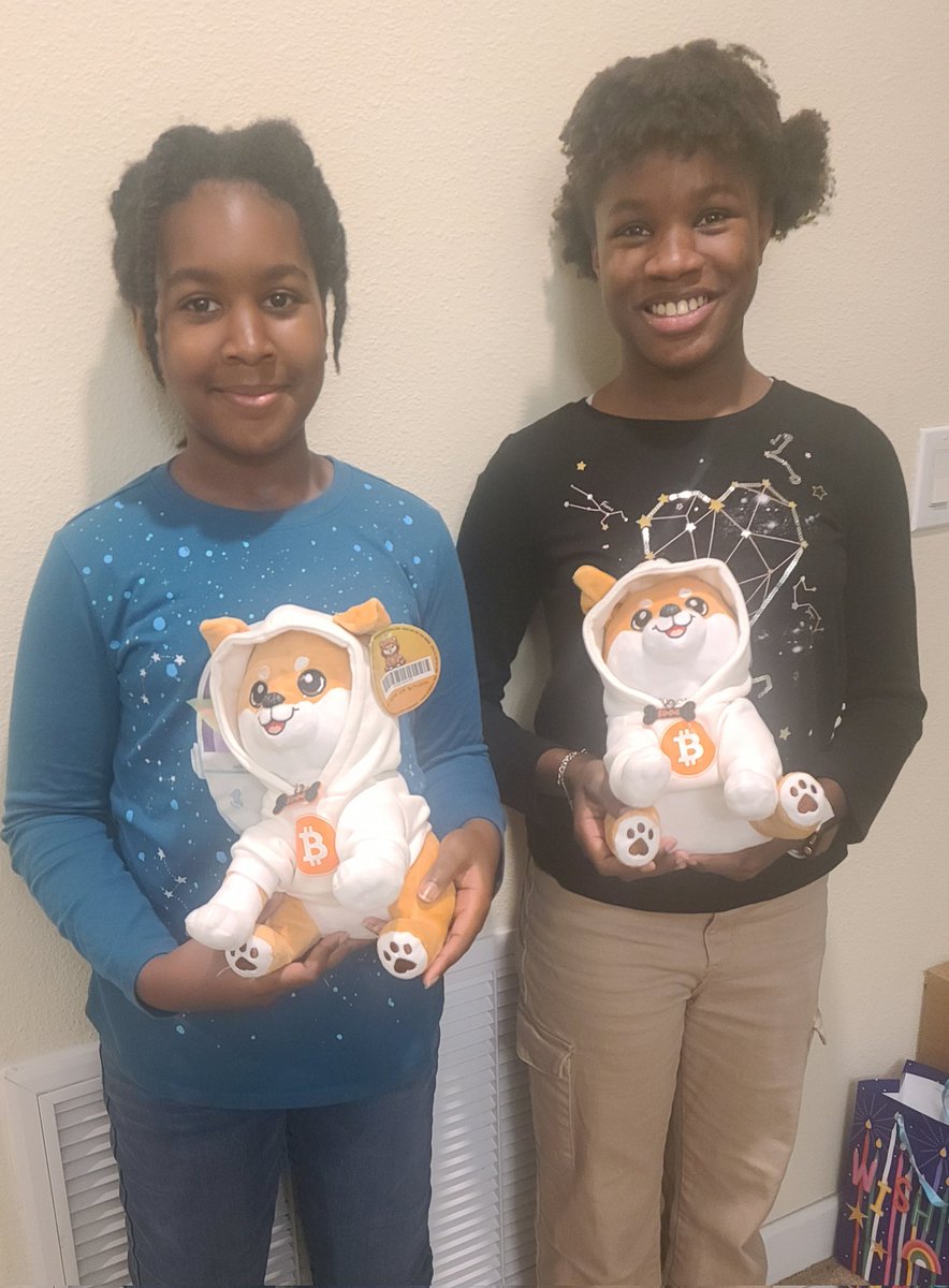Ghyzmo (@gghyzmo) on Twitter photo Just gave my girls their $DOG Plushies. First thing they and my wife said is: "IT'S SO CUTE!" Thanks <a href="/VittoPantoliano/">GHOST $DOG</a> & <a href="/DogOfBitcoin/">DOG OF BITCOIN</a> 😊
These plushies are really cool 🐶🐶🐶🔥🔥🔥 Just gave my girls their $DOG Plushies. First thing they and my wife said is: "IT'S SO CUTE!" Thanks <a href="/VittoPantoliano/">GHOST $DOG</a> & <a href="/DogOfBitcoin/">DOG OF BITCOIN</a> 😊
These plushies are really cool 🐶🐶🐶🔥🔥🔥