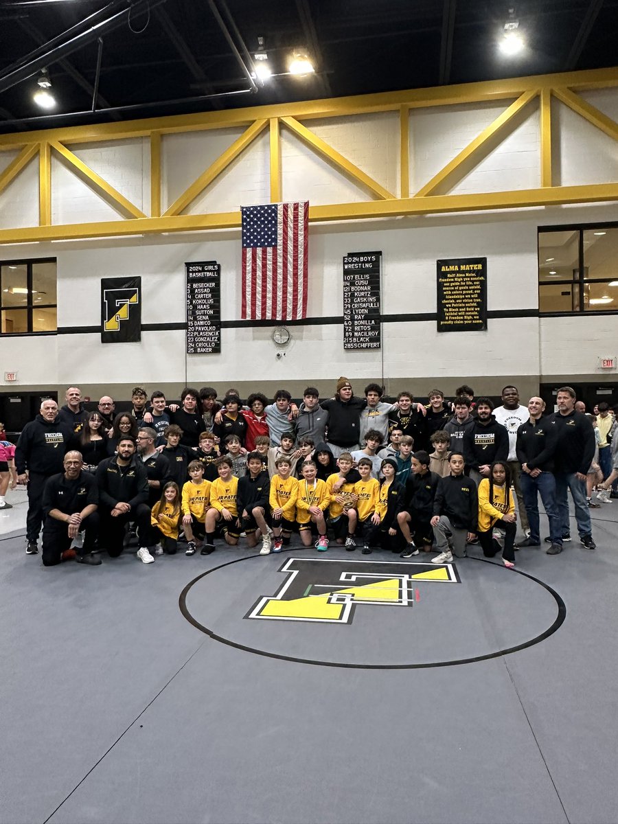 So proud of this giant family! Congrats to all the Jr Pates that competed hard at our 2nd annual Turkey Takedown! And huge shout out to all of our jr high &amp; high school kids &amp; parents for giving up their weekend to make our program better! #FreedomFamily #OneTeam #OneProgram