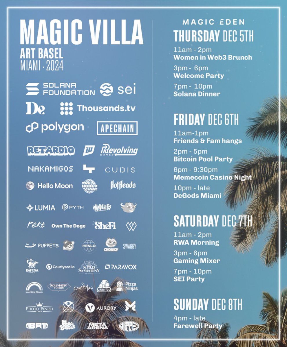 📍Art Basel Miami | Dec 5-8th

Tag <a href="/vohvohh/">voh</a> if you want an invite.