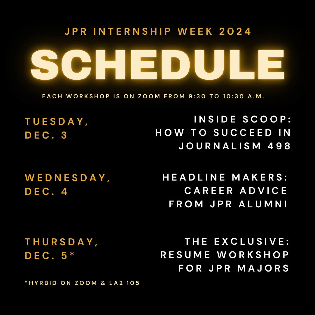 PR Internship Week starts TOMORROW! 🎉

Check out the schedule and join our sessions from 9:30-10:30 AM on Zoom. Links will be sent to your student email—keep an eye out! 👀

Got questions for the panel? Drop them below! ⬇️ #PRInternshipWeek