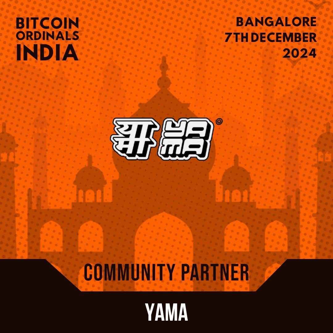 🚨 Excited to welcome @yama_wrld  as an official community partner for Ordinals India! 🚨

@yama_wrld  is a digital Anime collection launching on Bitcoin🚨🚨

Together we are fostering Art, Culture &amp; Community of Ordinals in India🇮🇳