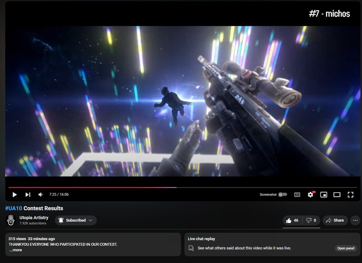 7TH PLACE ON THE #UA10 CONTEST RAHHHH!
I am in shock to even be in the top 10🤯this was a very fun TIME