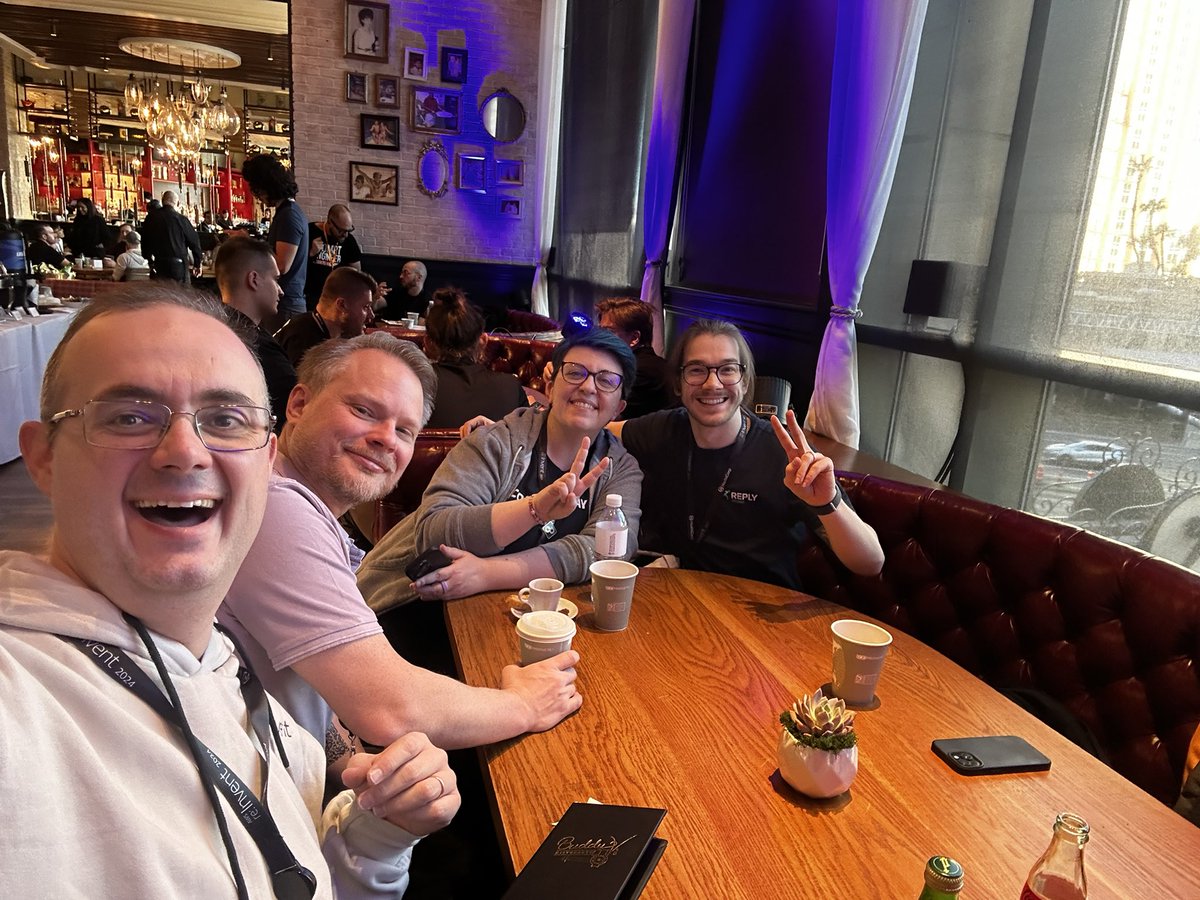 bianchiluca's tweet image. Kicking off #reinvent day one with the best of the best tech people in the world