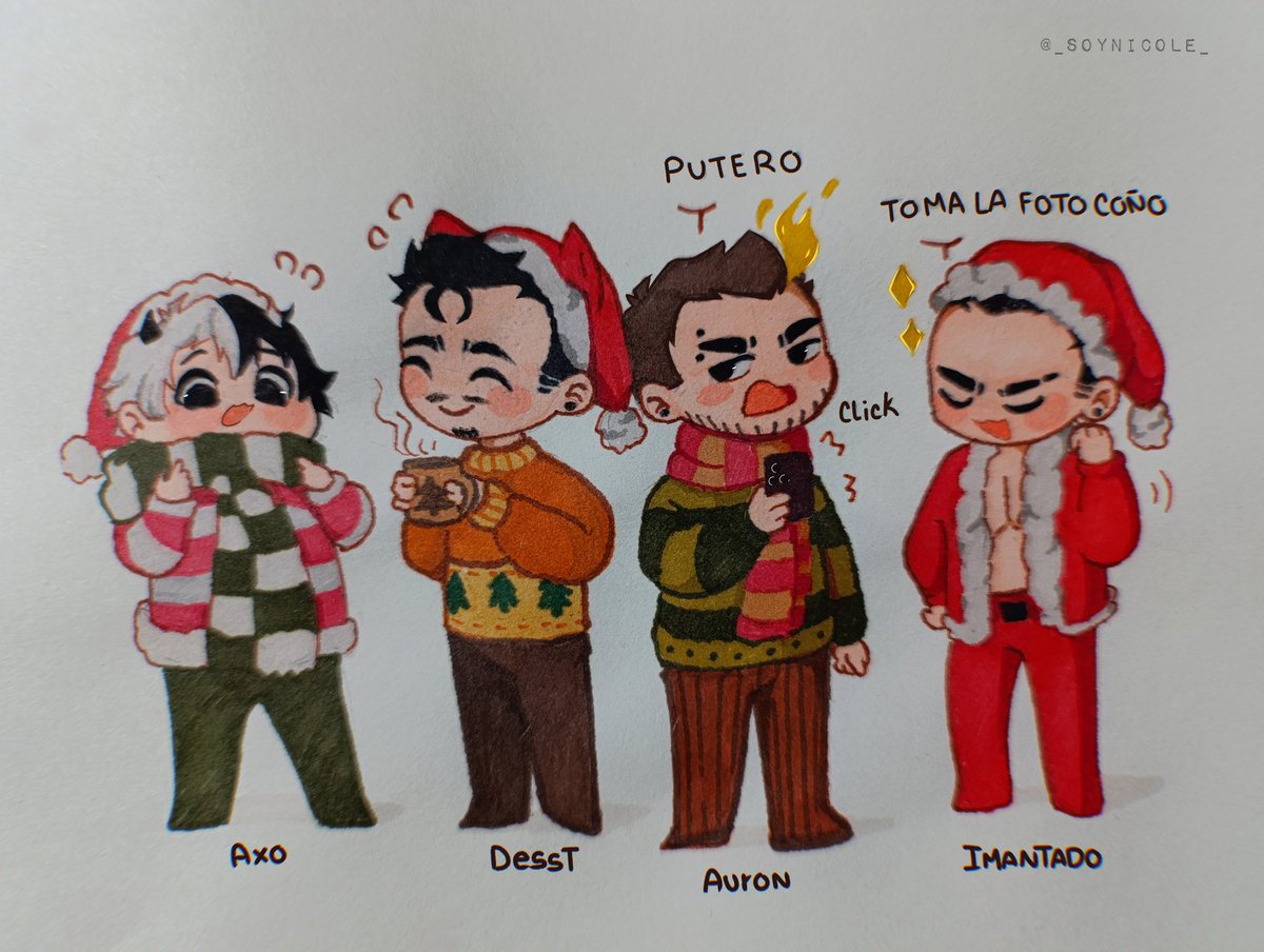 _SoyNicole_'s tweet photo. Modo navideños ☕🎄✨
.
#Auron #Desst #Axozer #Imantado https://t.co/NLDL481AH8