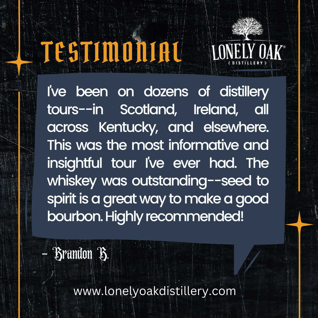 🙏 We're truly honored by your kind words and thrilled to have left a lasting impression. Thank you for being a part of our story! 🥃🌟
Cheers! Pat &amp; Amy