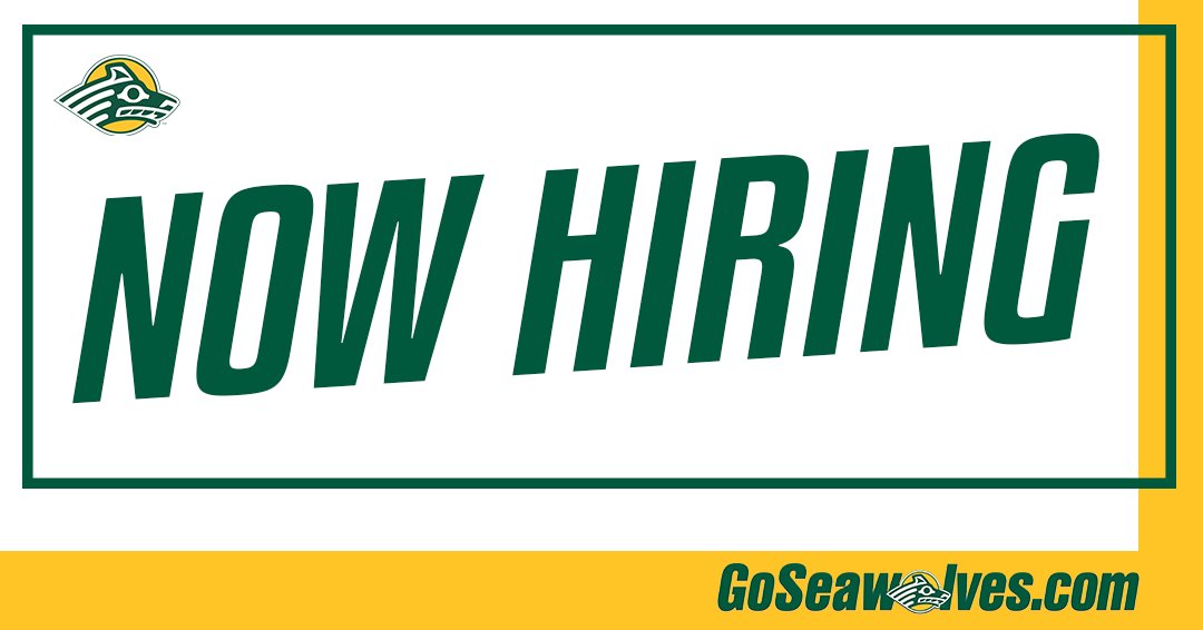 UAASeawolves's tweet photo. We are hiring for two positions in our sports medicine department. 

Assistant Athletic Trainer - https://t.co/eDTvjh0i3g

Program Assistant - https://t.co/qUl5uhUmxS https://t.co/MvbMA6ZCwu