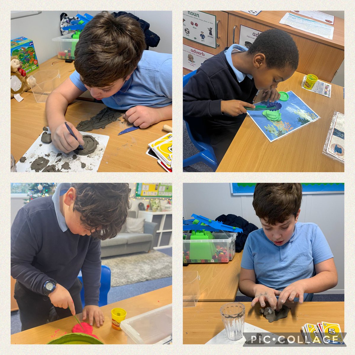 RowansPrimary's tweet photo. In keeping with our “Battles and Bravery” topic, the children sculpted medals using various media in art including air dry clay and play dough🏅 @TheRowansAP #ThisisAP #primaryart #Topic #finemotorcontrol https://t.co/0R83P9VWtG
