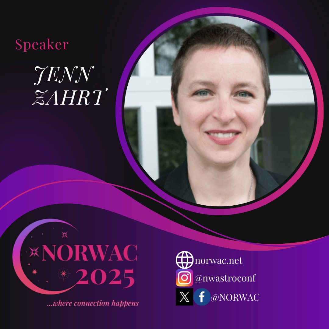NORWAC (@norwac) on Twitter photo It's NORWAC 2025 Speaker Spotlight time!
Welcome <a href="/Zahrtillery/">jenn Zahrt, PhD</a>!
Meet your all of your speakers here: norwac.net/2025-speakers/
NORWAC 2025 is May 22-26, 2025 in Seattle, WA
Registration is open now: norwac.net
#norwac2025 #astrology #astro #conference #seattle It's NORWAC 2025 Speaker Spotlight time!
Welcome <a href="/Zahrtillery/">jenn Zahrt, PhD</a>!
Meet your all of your speakers here: norwac.net/2025-speakers/
NORWAC 2025 is May 22-26, 2025 in Seattle, WA
Registration is open now: norwac.net
#norwac2025 #astrology #astro #conference #seattle