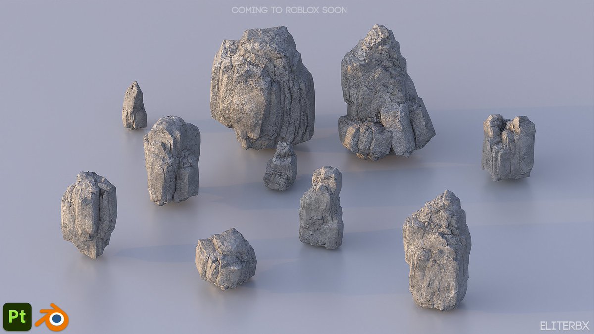 Elite_Rblx's tweet image. #RobloxDev #ROBLOX 🪨Small Rocks &amp;amp; Cliffs Pack!

Patreon: patreon.com/c/EliteRBLX 

Stay tuned! Once we hit 20 members,  I will release my assets that I have announced for sale!